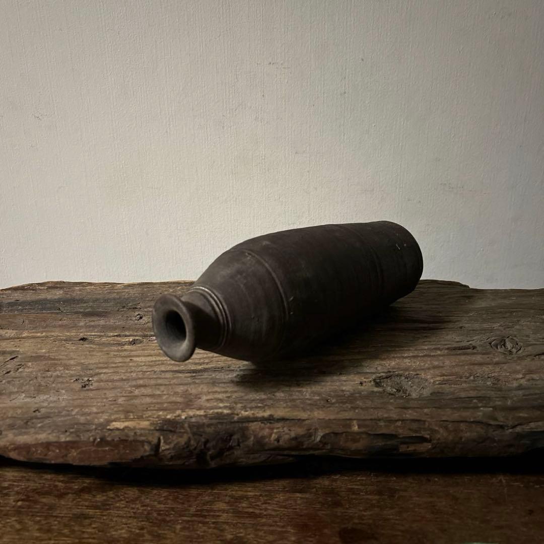 鬼の腕　徳利　壺屋焼　琉球　南蛮　壷　骨董　花入　古道具　古民芸　種子島検:李朝