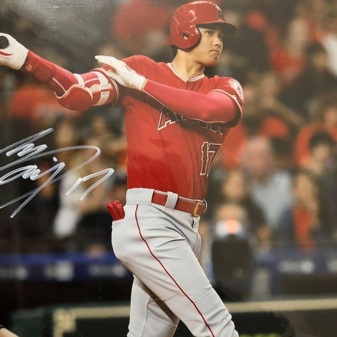 MLB 大谷翔平　直筆サイン入りPhoto エンジェルス ドジャース