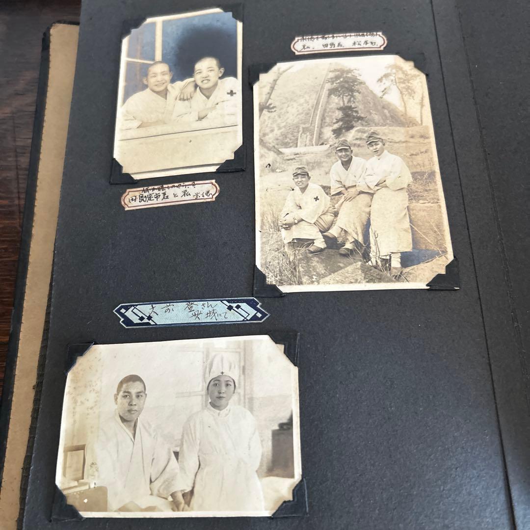 旧日本軍　古写真　奉天陸軍病院・ 台湾高尾　人物像・兵隊さん等　2冊