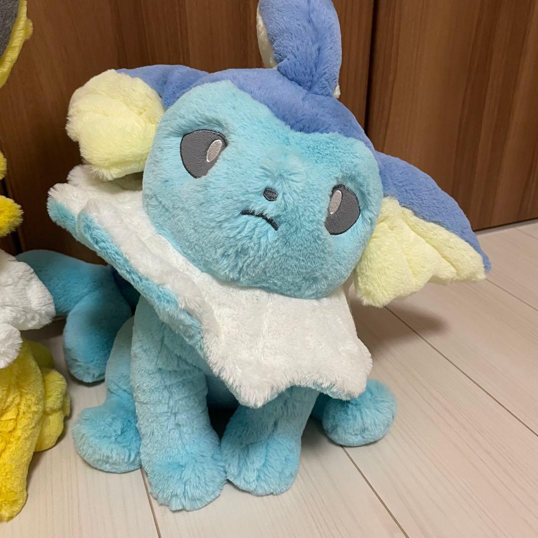 あ*た様 シャワーズ サンダース ふわふわ抱きぬいぐるみ