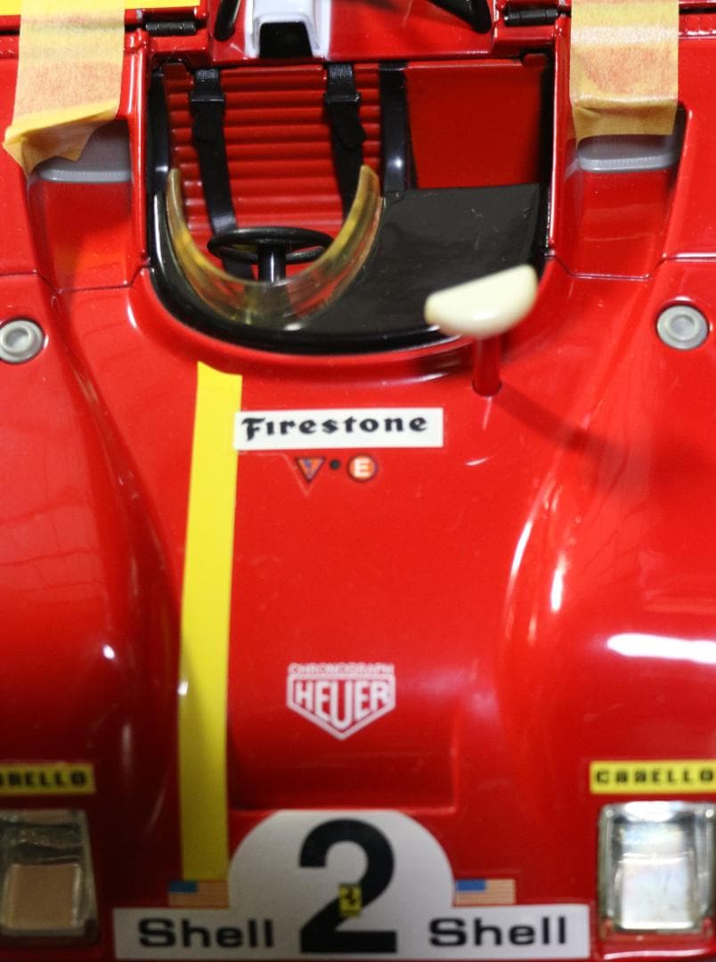 貴重シェルコレクション　１９７２フェラーリ３１２Ｐ　 1/18 　中古品