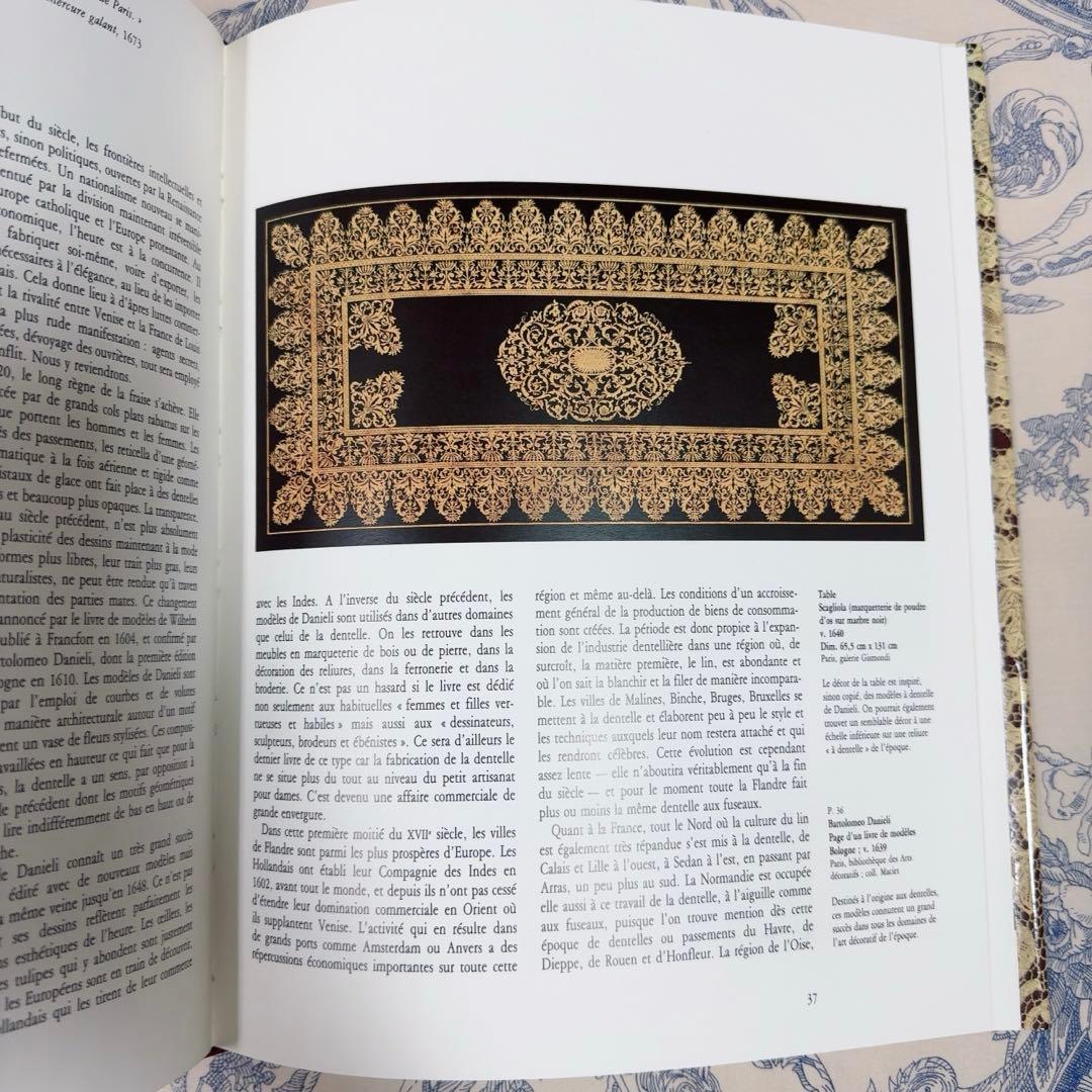 SALE Dentelles レース 本　アンティークレース　大型本　フランス語