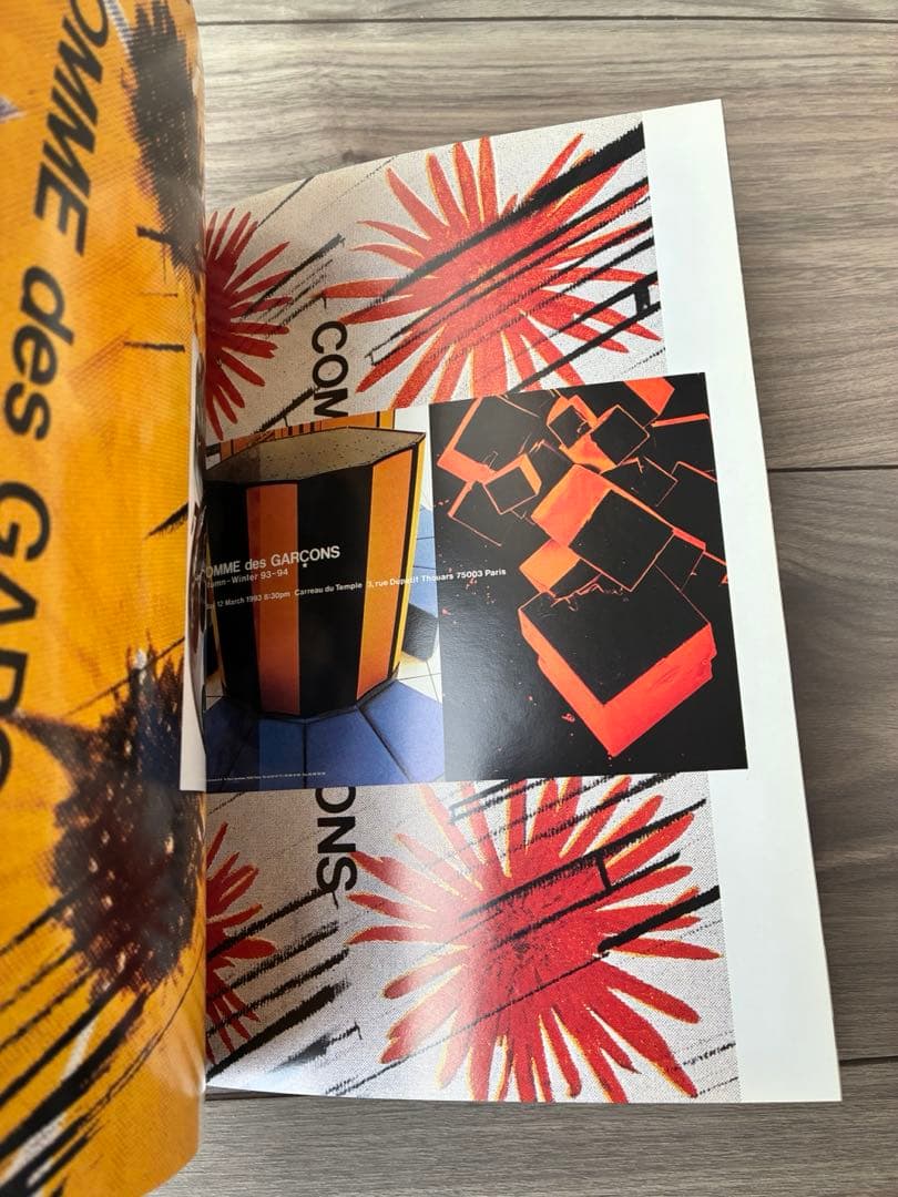 COMME des GARCONS MEMOIRE DE LA MODE本印刷物