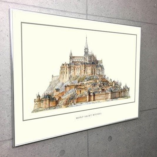 特別額装品/ポスター/モン サン ミシェル