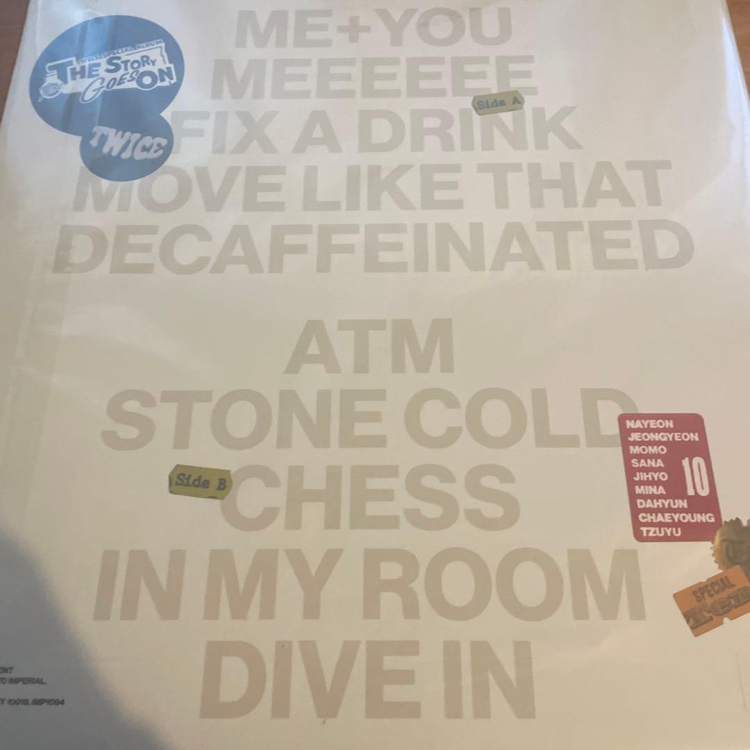 新品未開封TWICE THE STORY GOES ON レコード