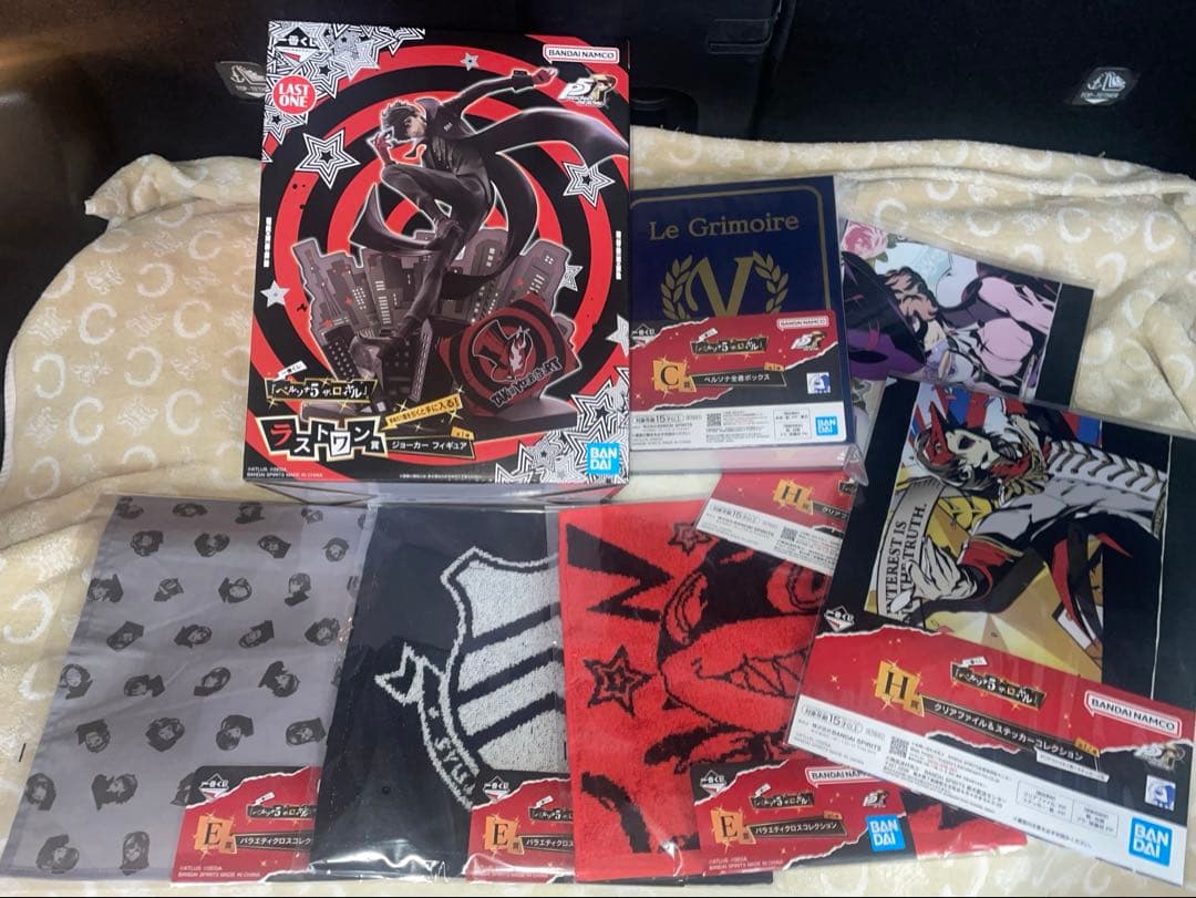 一番くじペルソナ5 ラストワン賞ジョーカーＣ賞 ＋オマケ付き7点SET新品未開封