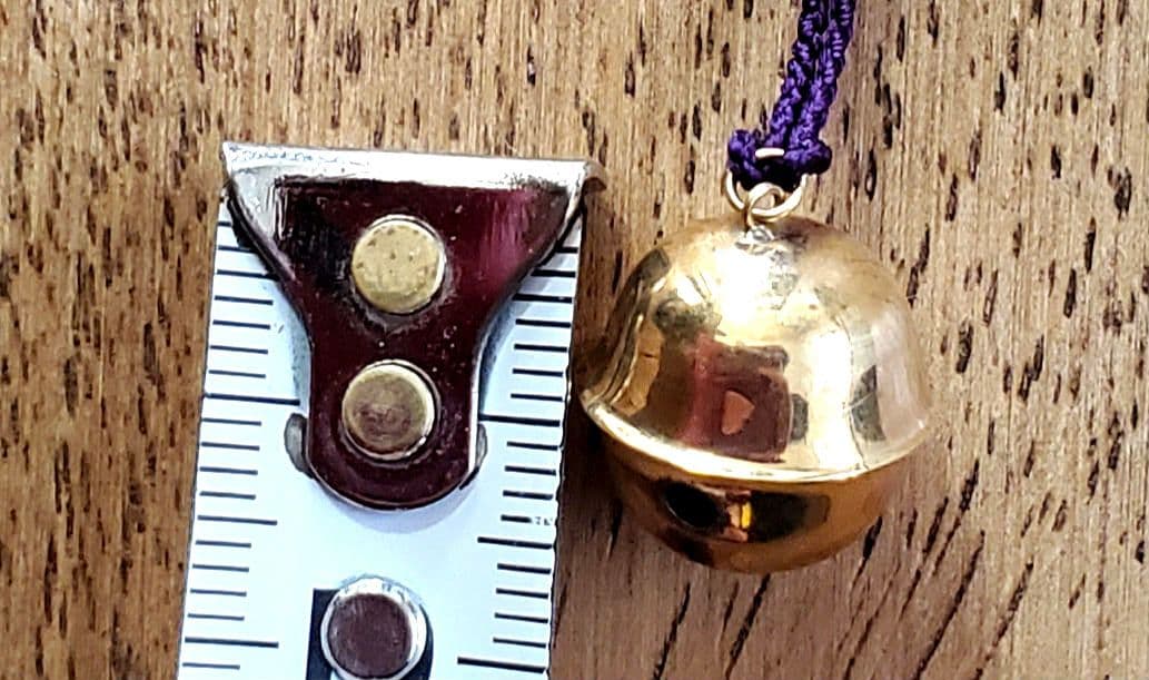 18金　K18　鈴の根付け　1.7g