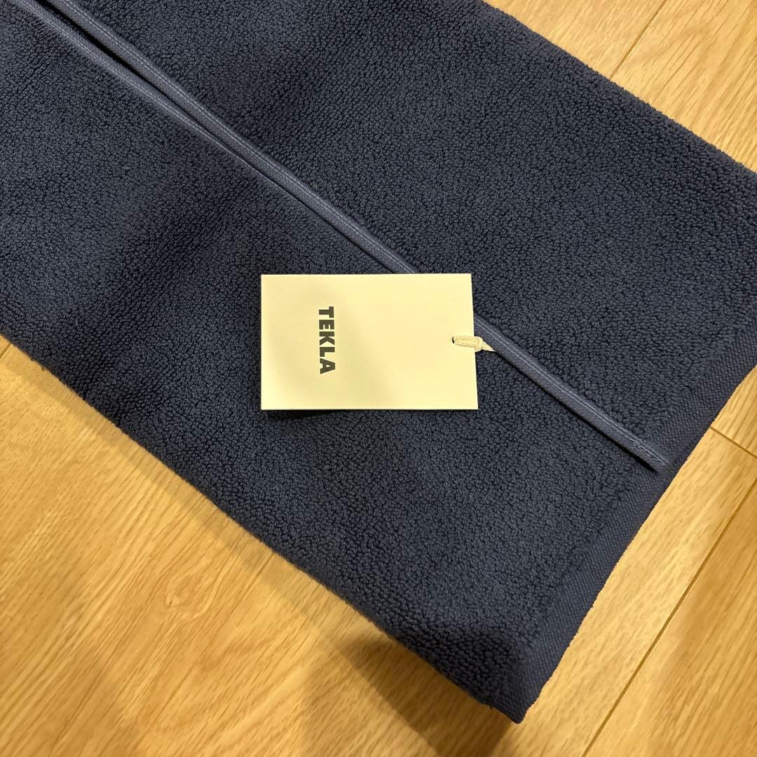 TEKLA ネイビー バスマット タグ付き