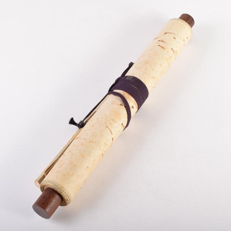 掛軸　大徳寺大仙院　尾関（桃林）宗園筆　延命十句観音経　画賛　N　7358