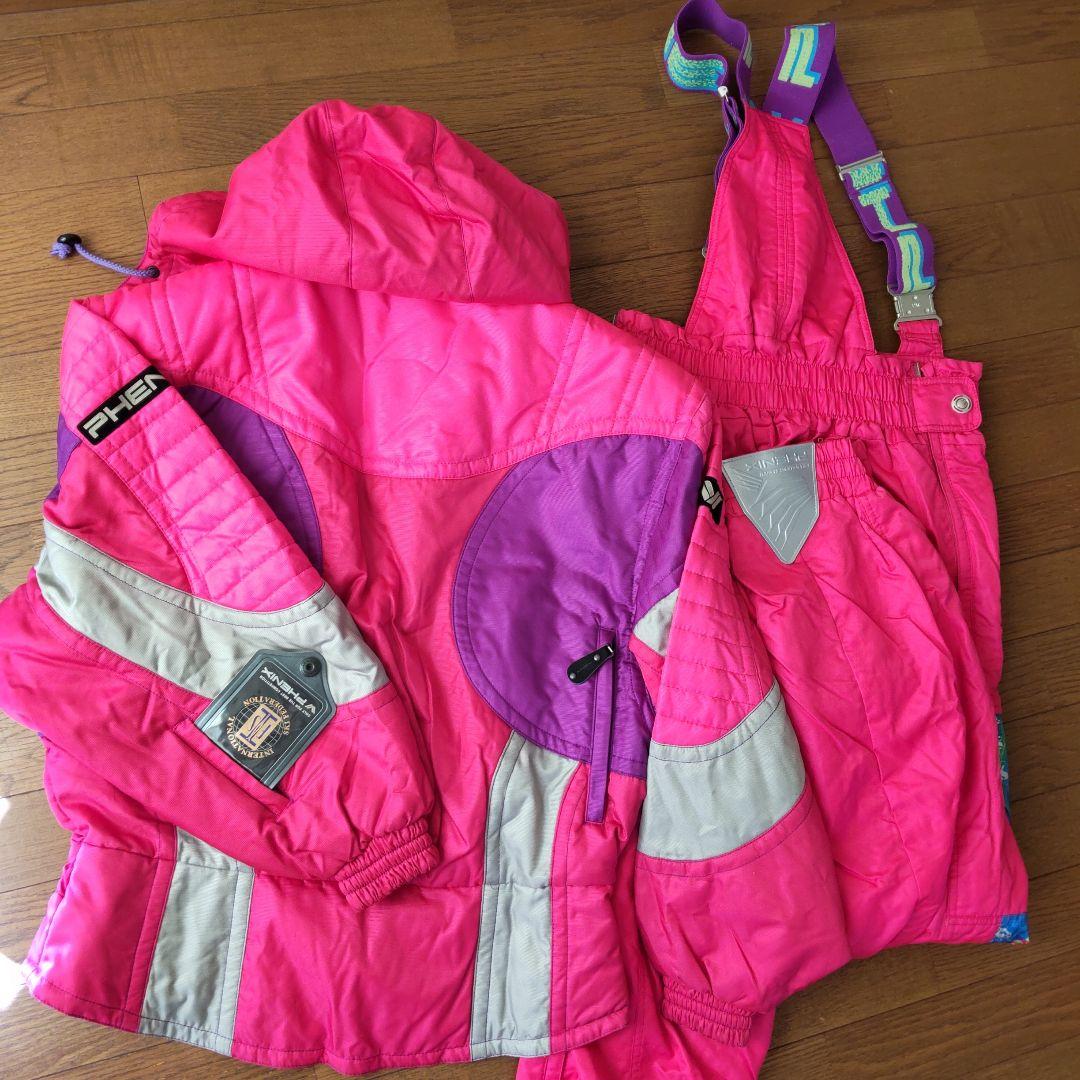 90sヴィンテージ/フェニックス/男性用スキーウエア上下/おまけ付き