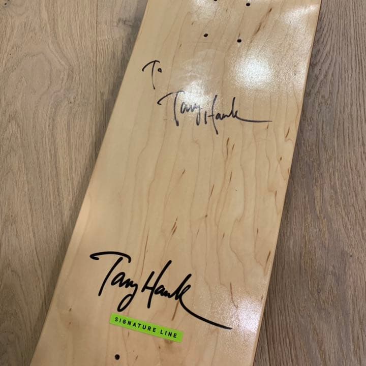 Tony Hawk サイン入り スケートボード