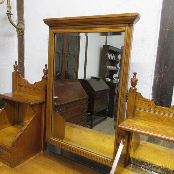 イギリス アンティーク 家具 ドレッシングテーブル ドレッサー 鏡台 6216c