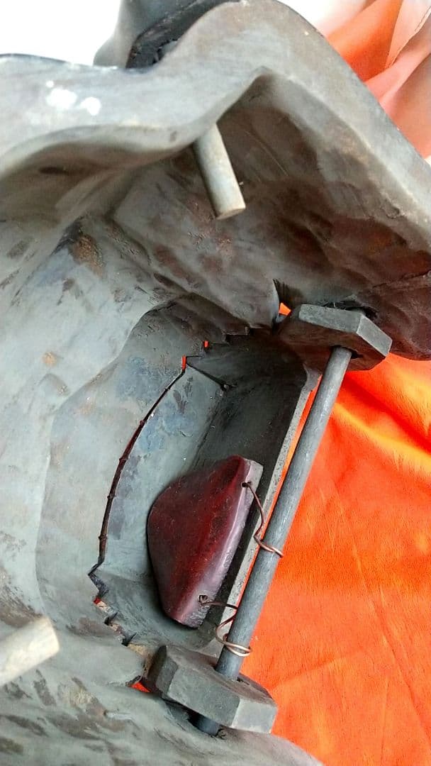 工芸品　木製　獅子頭 獅子舞　雄獅子