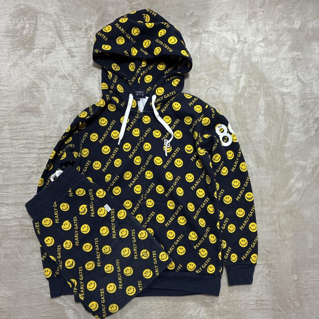 k*o様 パーリーゲイツ スウェット パーカー セットアップ 0 ニコちゃん ス