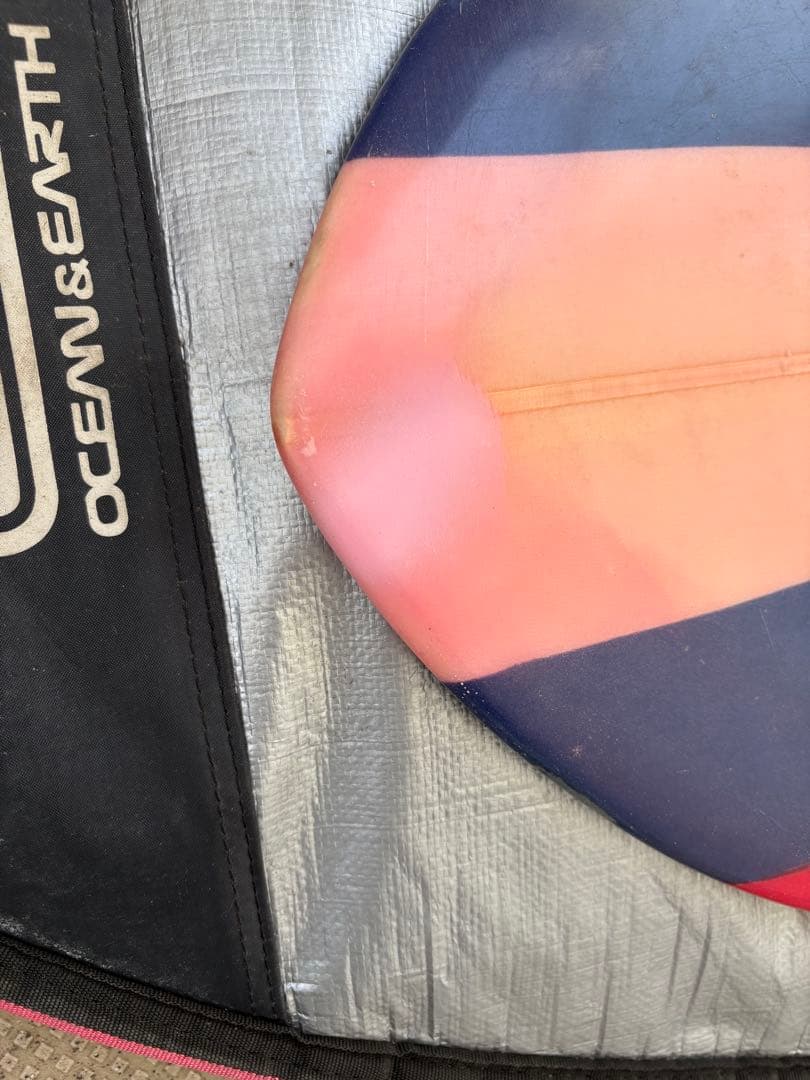 7.6ミッドレングス　サーフボードケース、リーシュコードセット