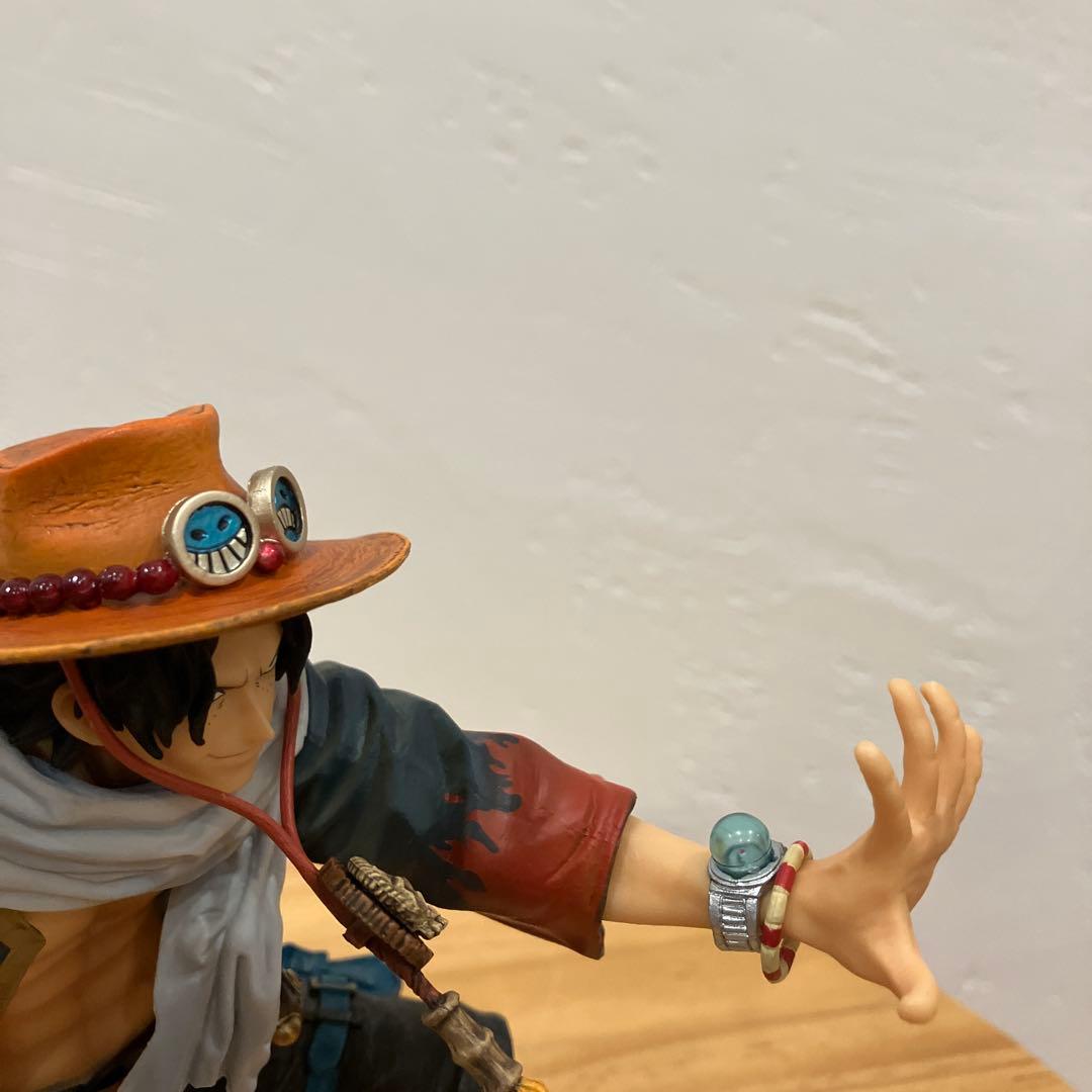 ワンピース　フィギュア　セット　KING OF ARTIST エース　ロゴ