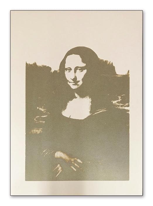 Sunday B モナリザllic on Vellum /ポスター