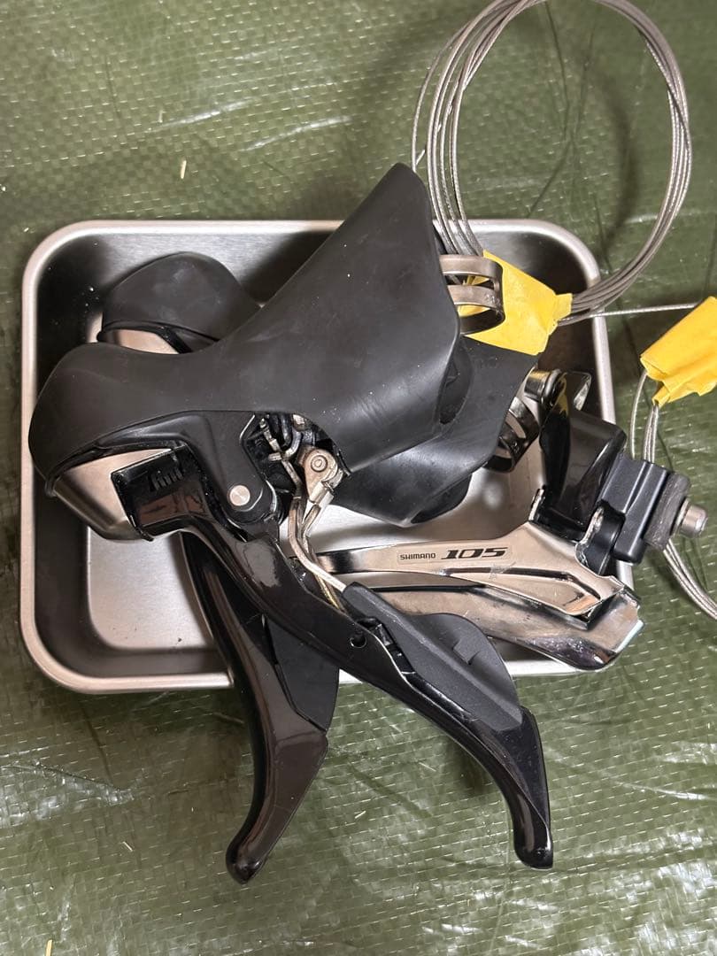 SHIMANO 105 ST-5700 & FD-5700 セット　シフター