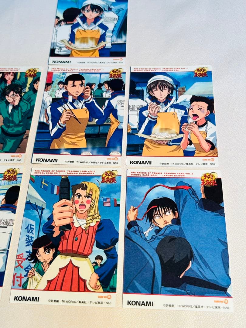 テニスの王子様 トレーディングカード スクールカード 7枚セット