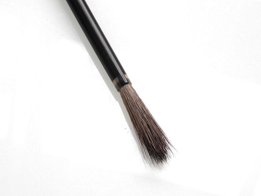 【Amami 新品文具】大筆　限定品　二号　純黒山馬　菊壽堂製筆